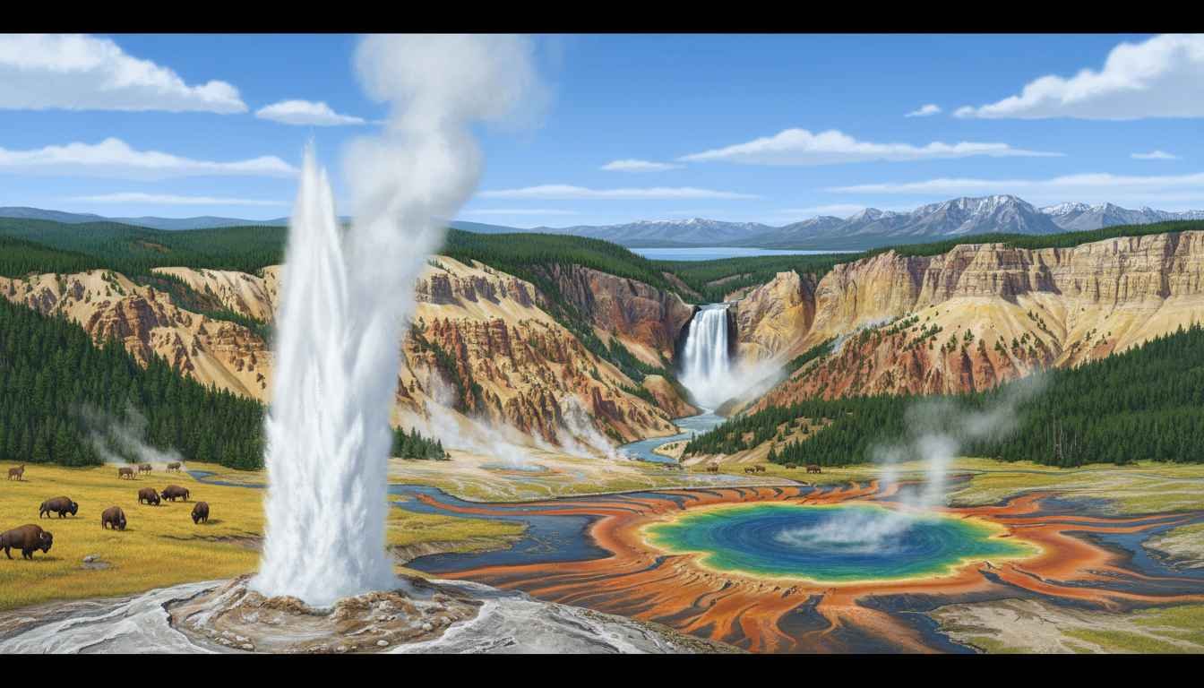 must visit places in yellowstone national park