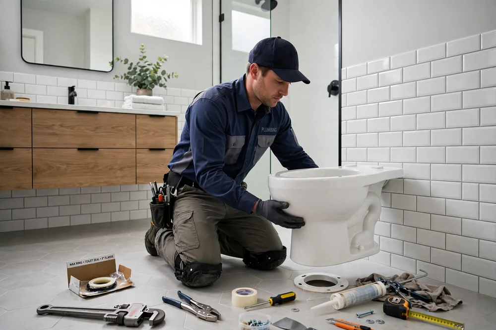 toilet installation cost USA
