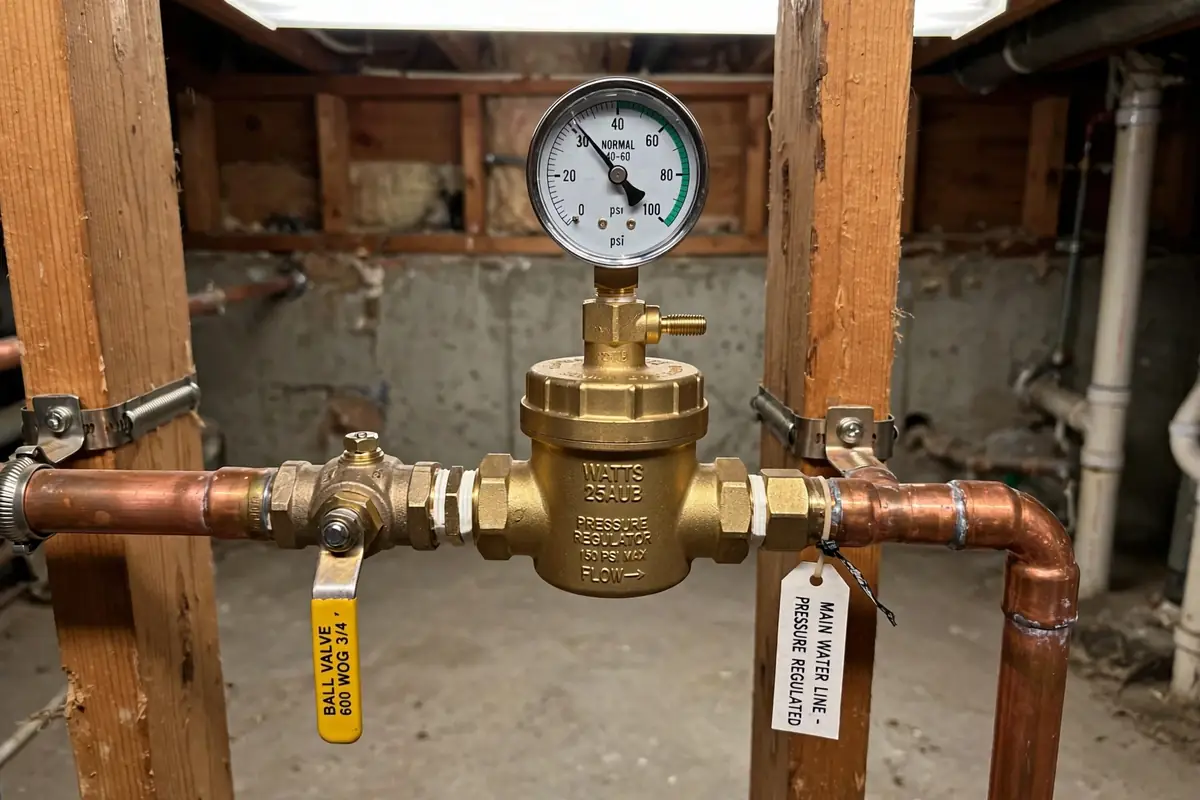 Water Pressure Regulator Installation Usa