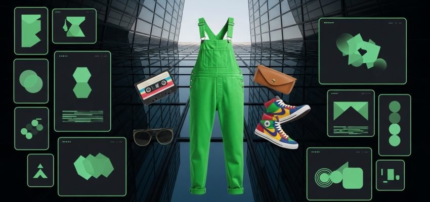 80s fashion overalls